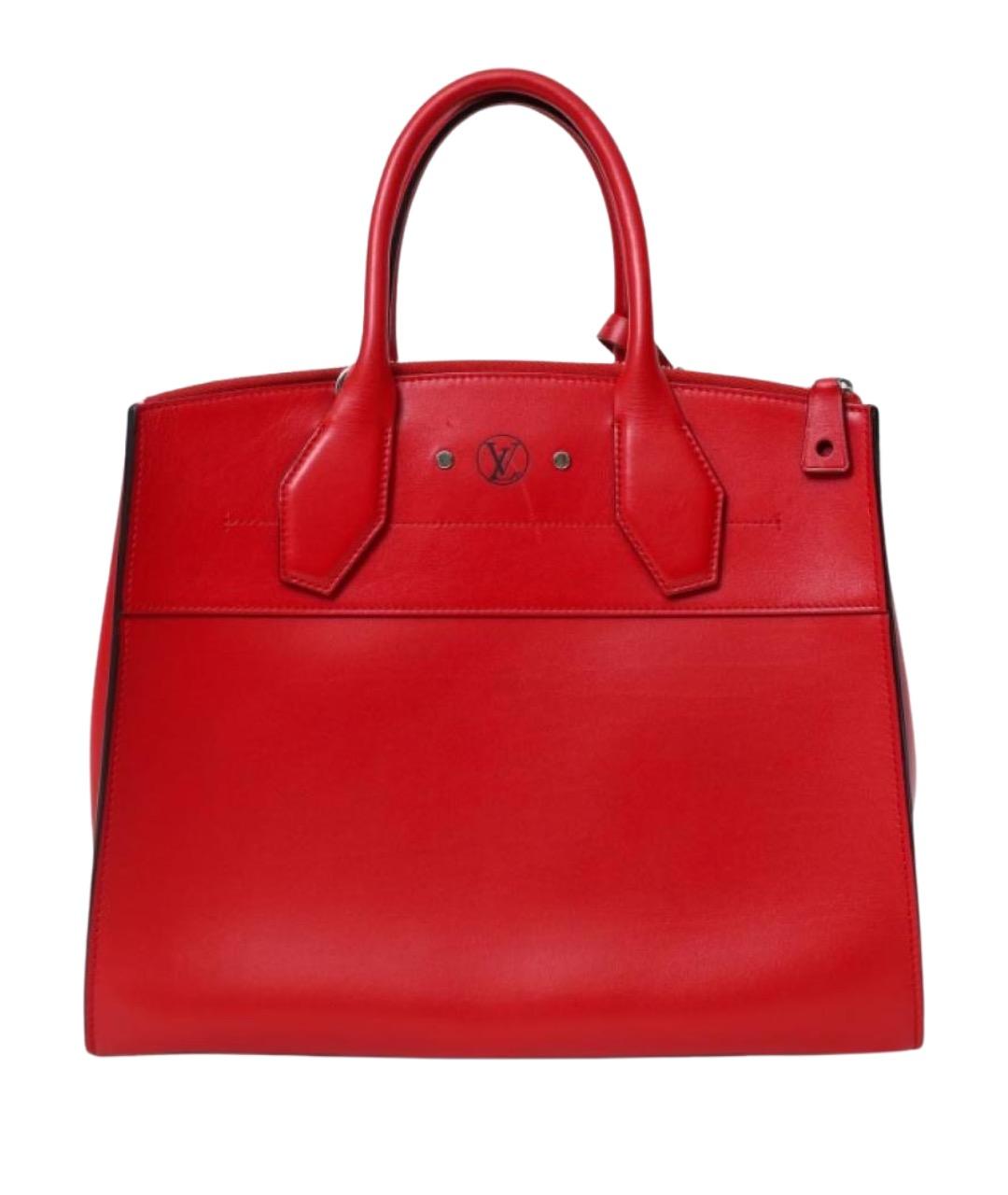 LOUIS VUITTON Красная кожаная сумка через плечо, фото 1