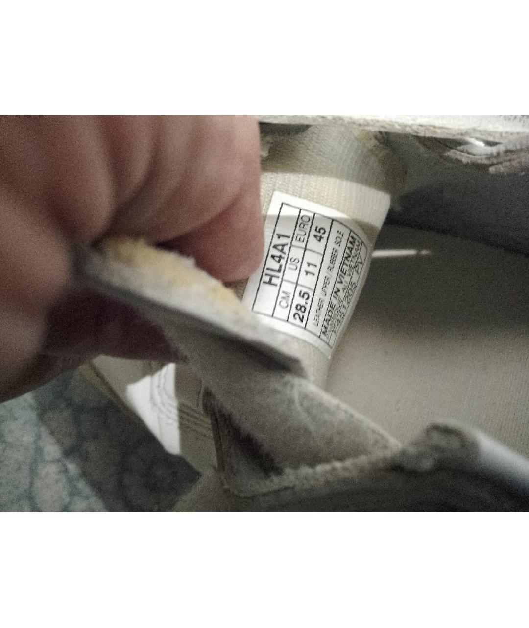 ONITSUKA TIGER Белые кожаные низкие кроссовки / кеды, фото 7