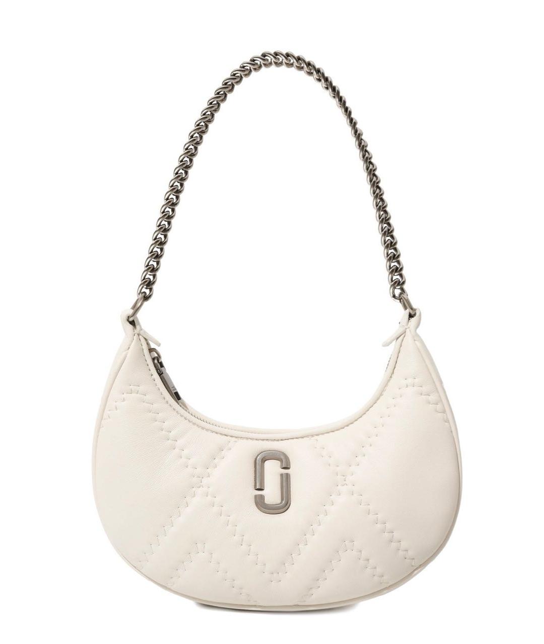 MARC JACOBS Белая кожаная сумка через плечо, фото 7