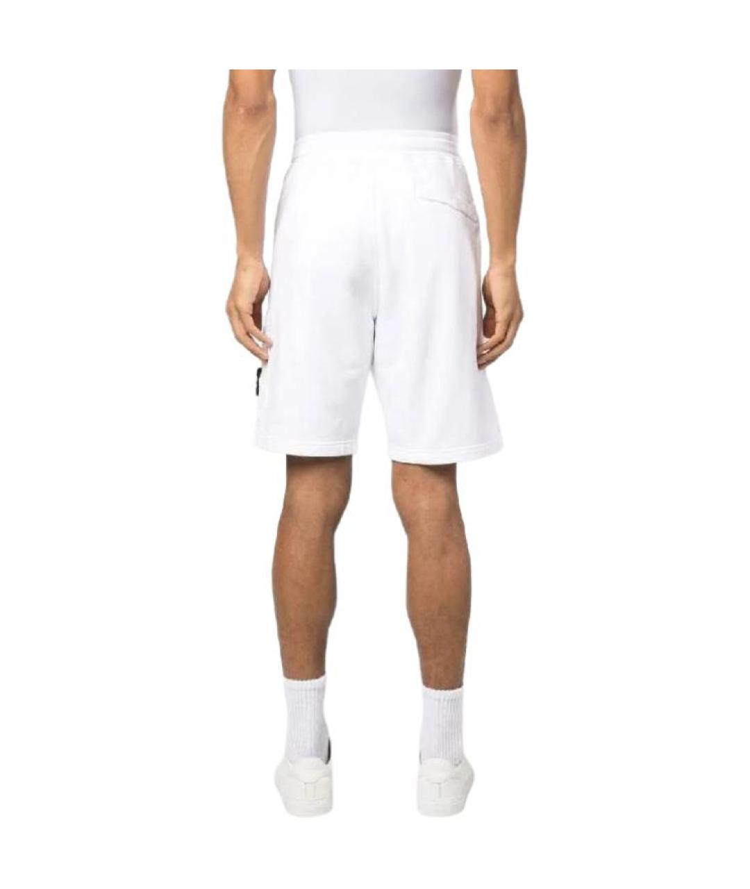 STONE ISLAND Белые шорты, фото 3