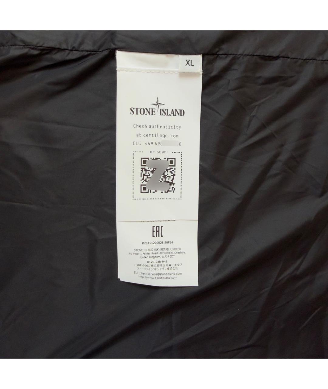 STONE ISLAND Черная куртка, фото 5