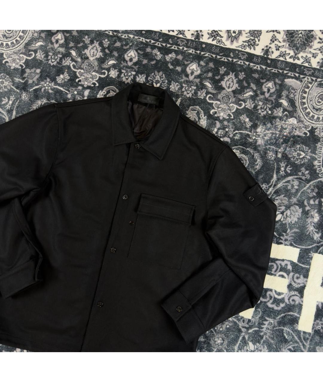 STONE ISLAND Черная куртка, фото 2