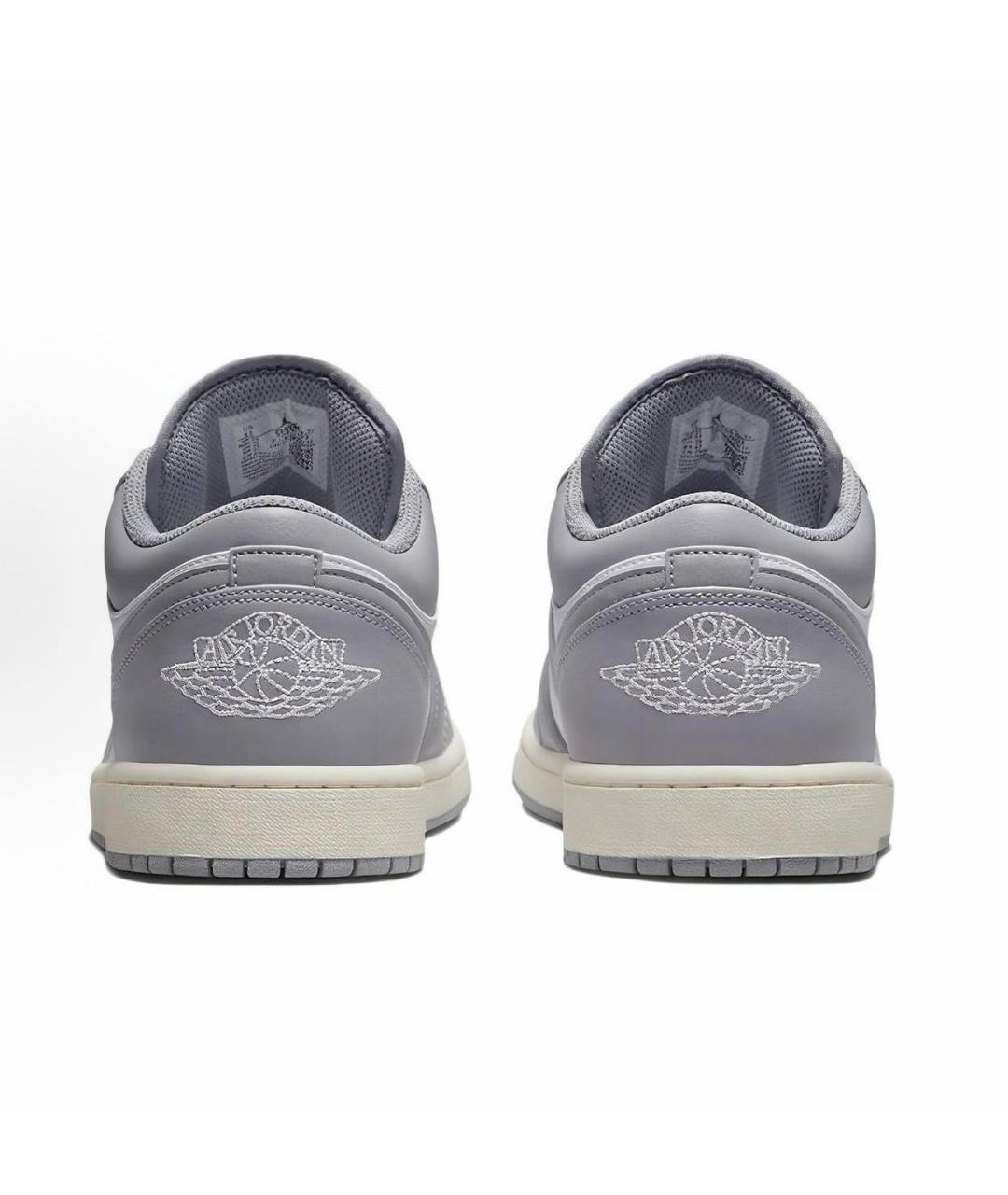 NIKE Серые кожаные низкие кроссовки / кеды, фото 4