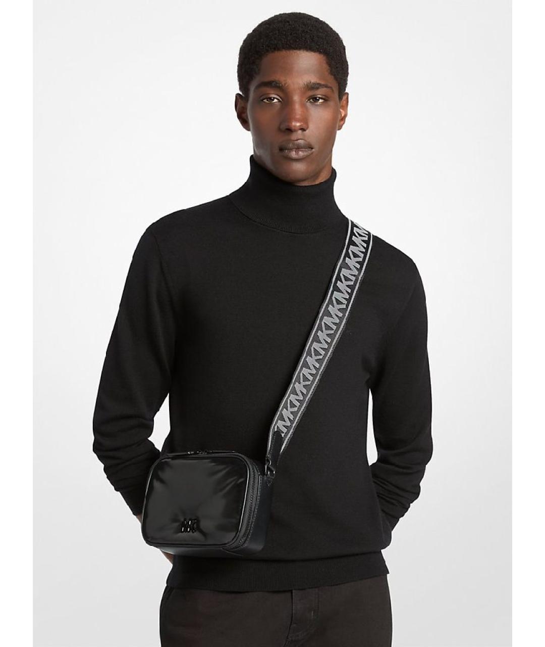 MICHAEL KORS Черная сумка на плечо, фото 3