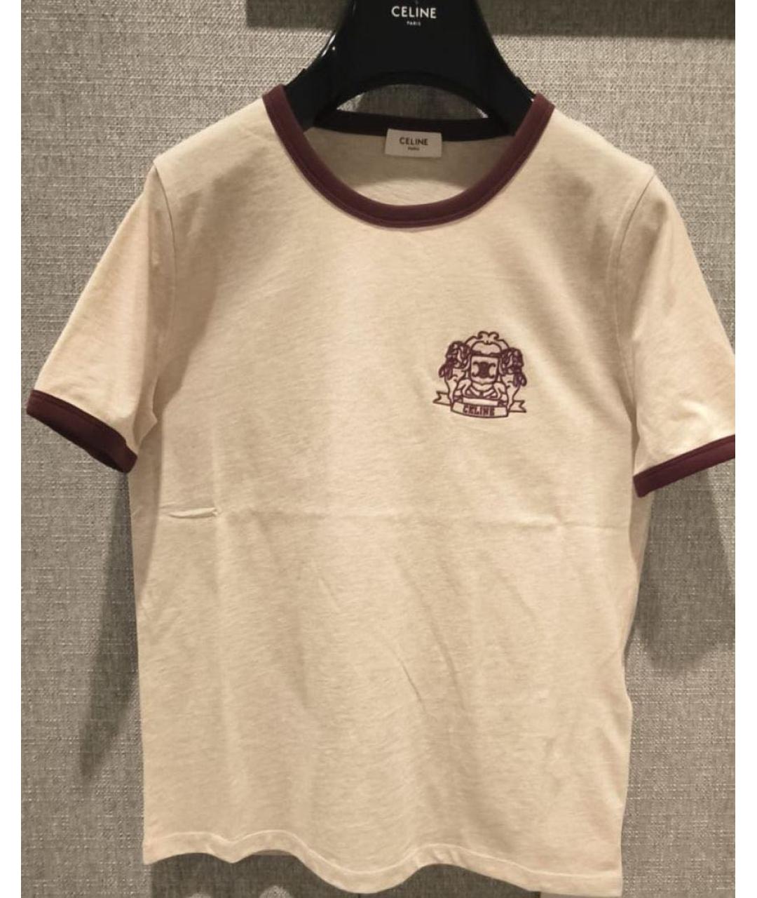 CELINE Хлопковая футболка, фото 3