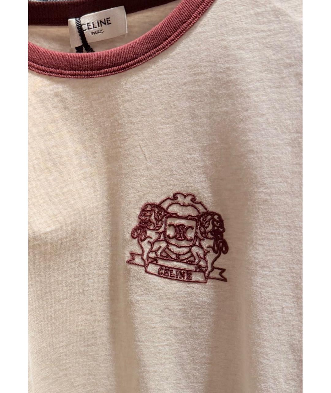 CELINE Хлопковая футболка, фото 2