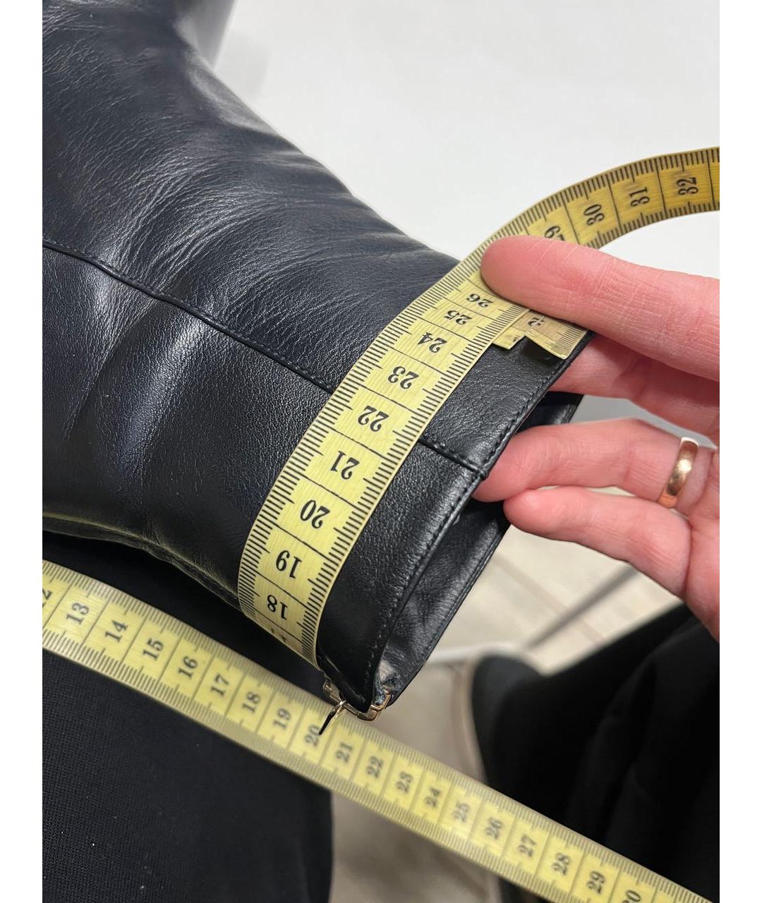 JIMMY CHOO Черные кожаные ботильоны, фото 5