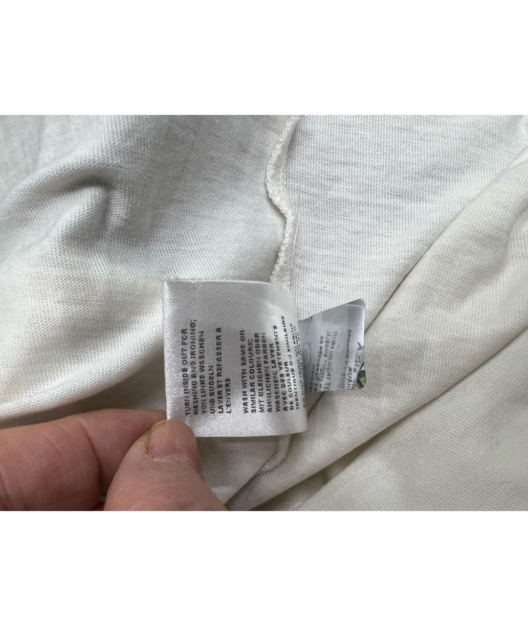 PHILIPP PLEIN Белая хлопковая туника, фото 5