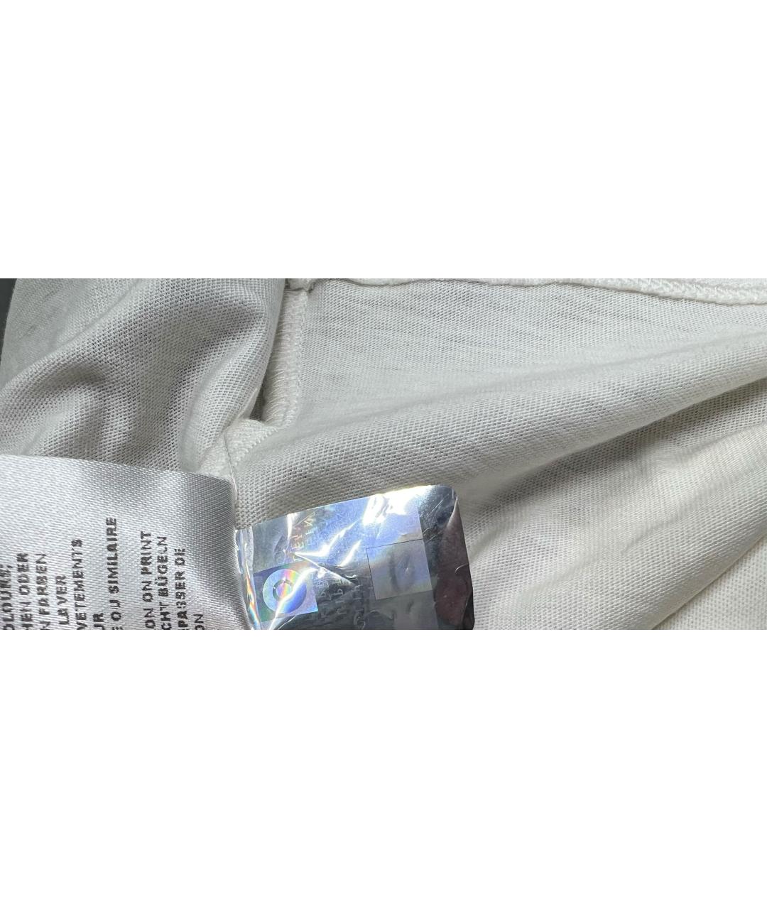 PHILIPP PLEIN Белая хлопковая туника, фото 6