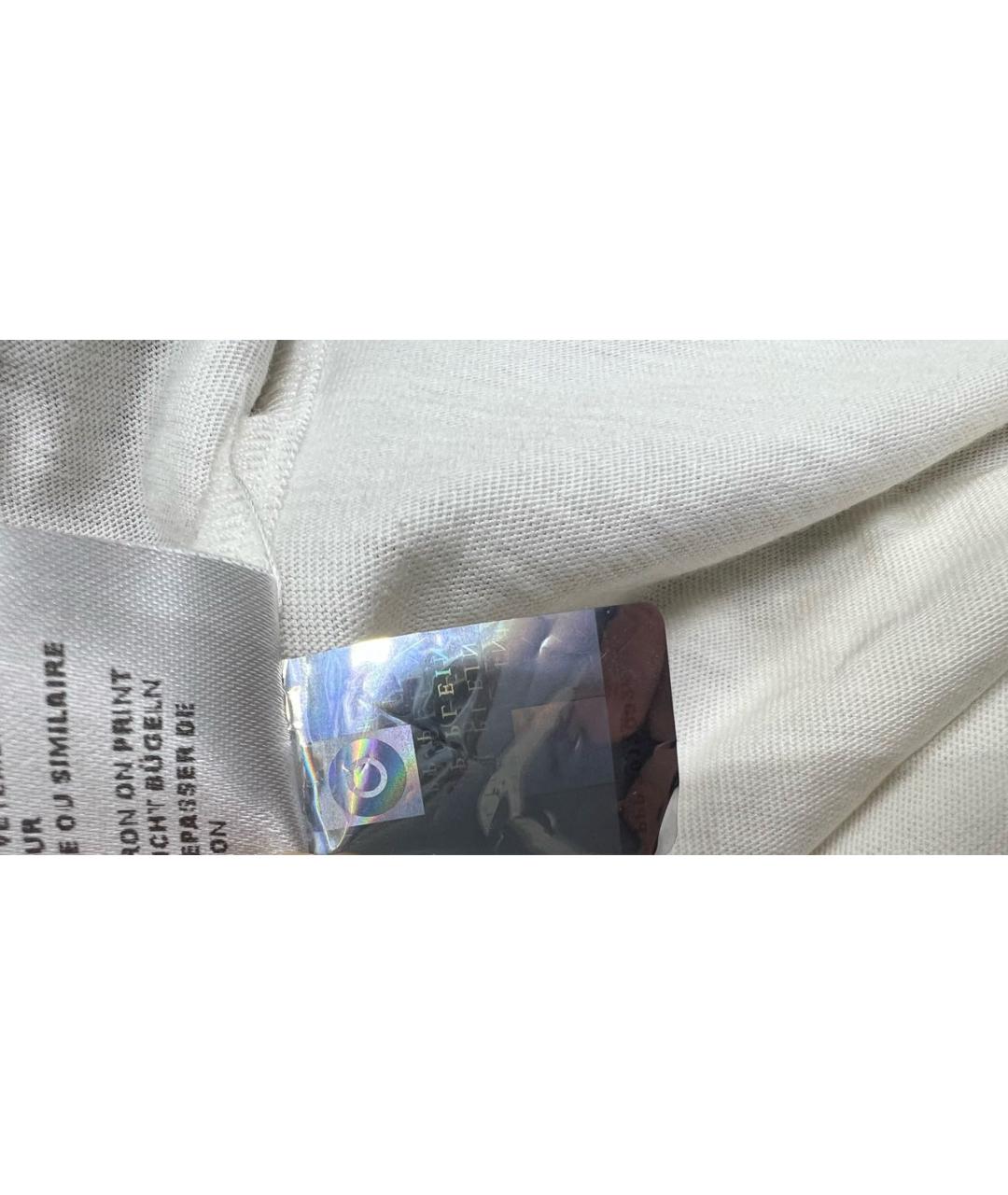 PHILIPP PLEIN Белая хлопковая туника, фото 7