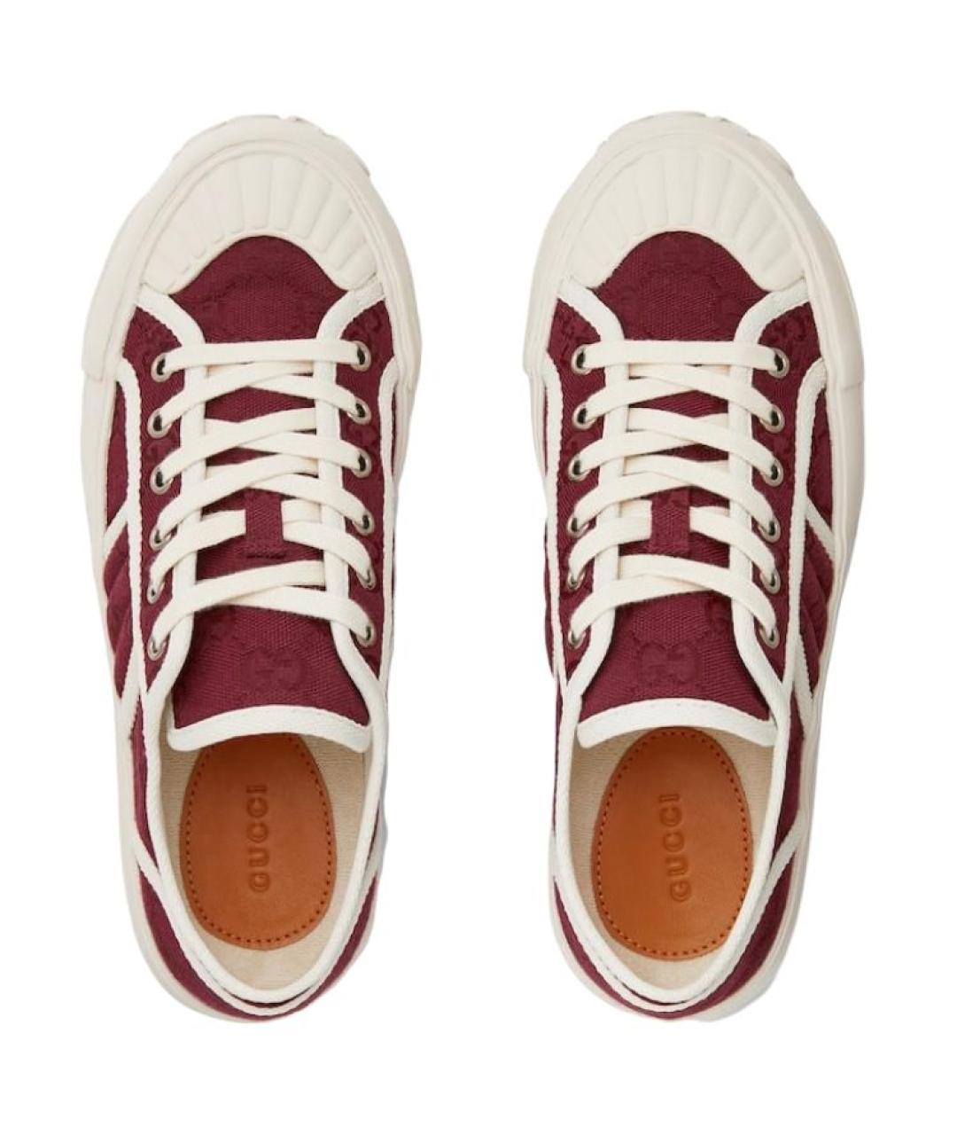 GUCCI Красные кроссовки, фото 4