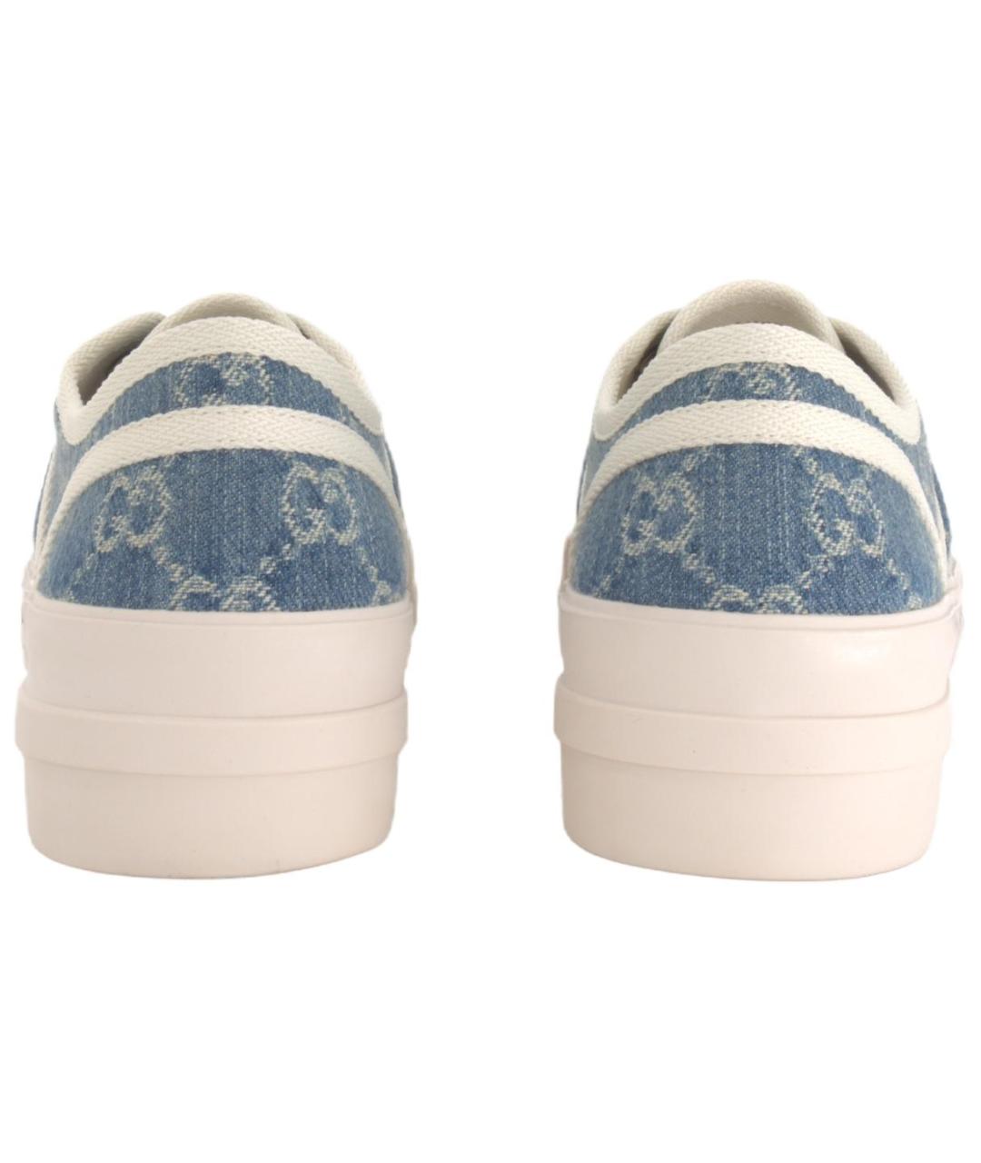 GUCCI Голубые кроссовки, фото 5