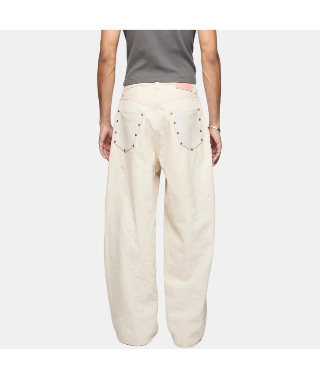 ACNE STUDIOS Белые прямые джинсы, фото 5