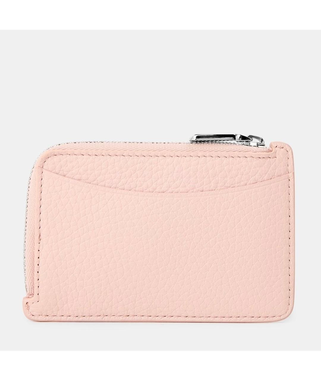 TIFFANY&CO Розовый кожаный кардхолдер, фото 2