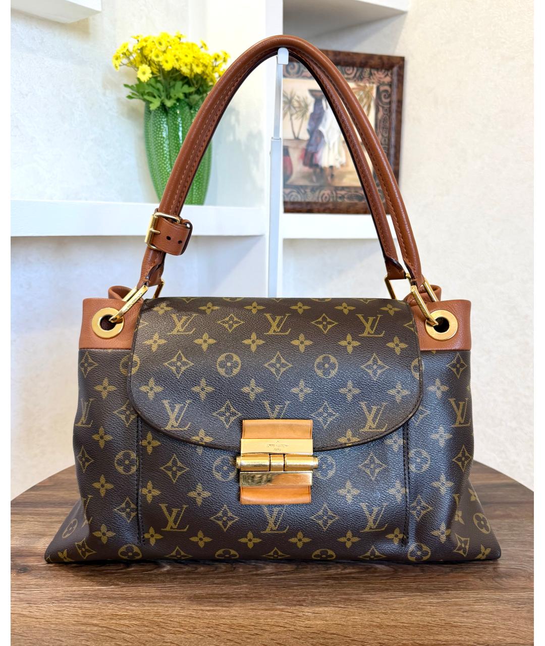 LOUIS VUITTON Коричневая сумка тоут, фото 2