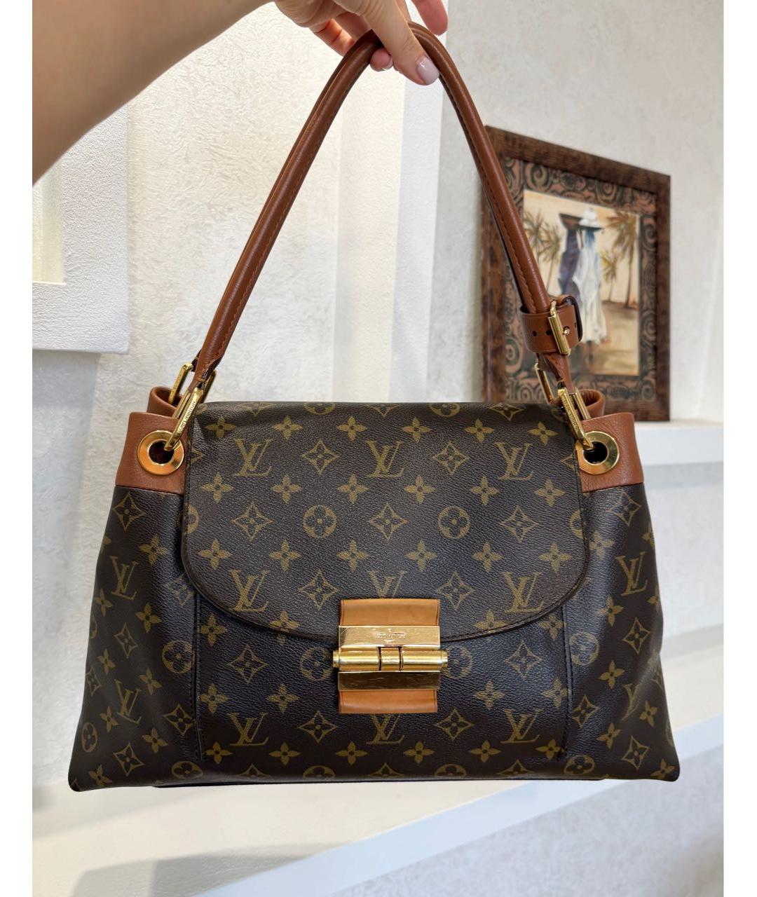 LOUIS VUITTON Коричневая сумка тоут, фото 5