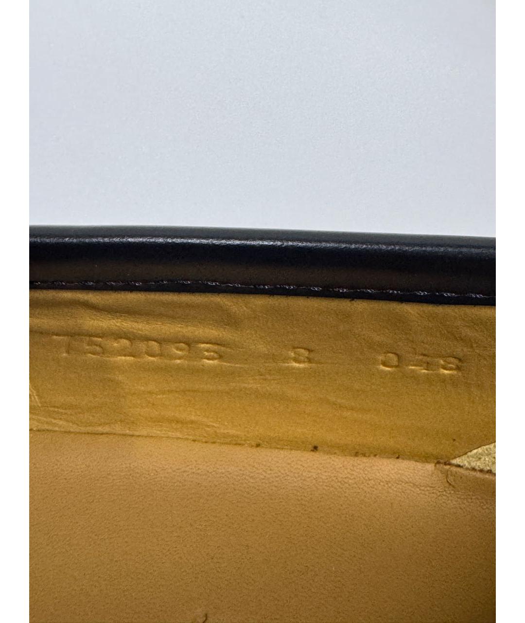 GUCCI Черные кожаные лоферы, фото 7