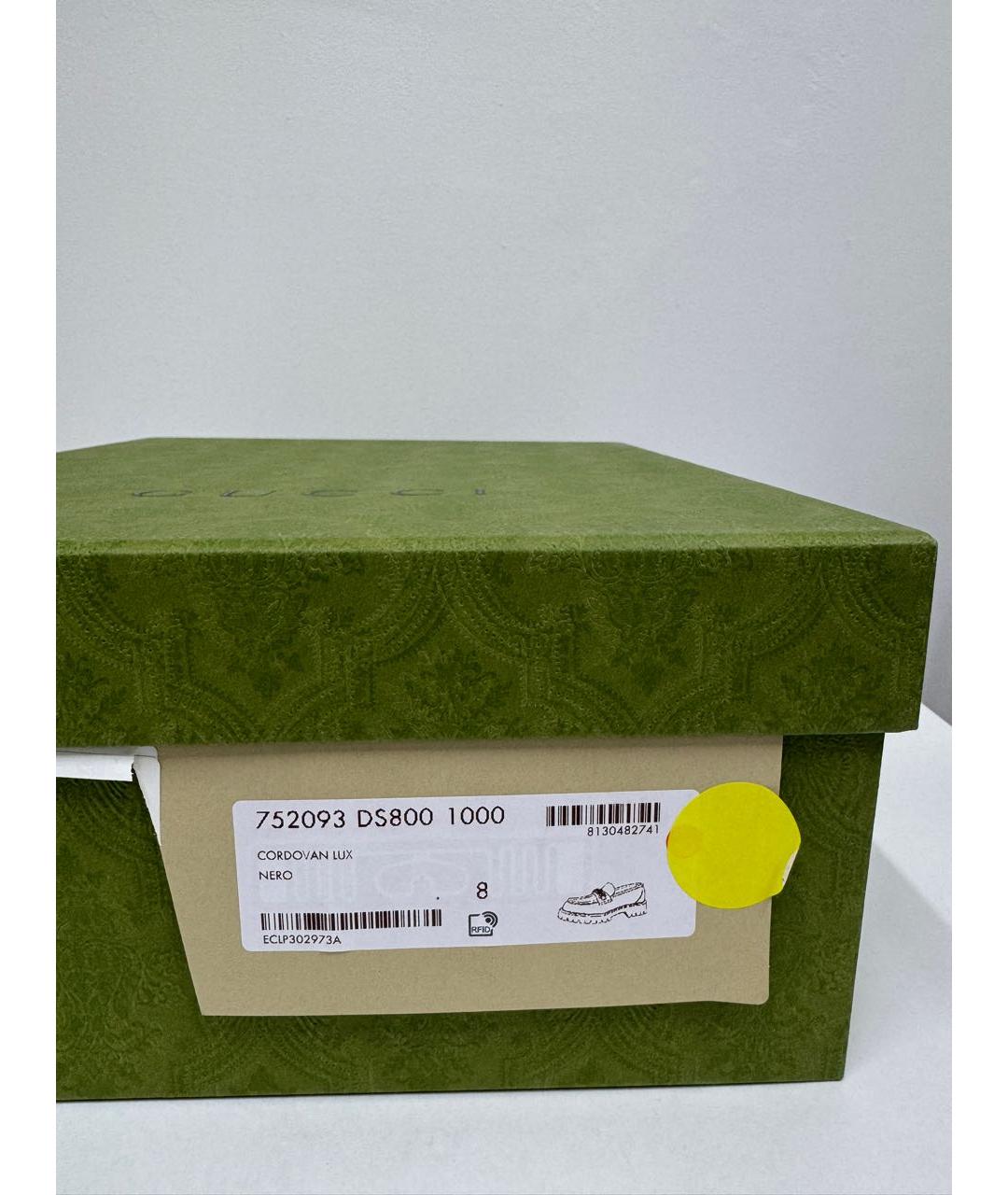 GUCCI Черные кожаные лоферы, фото 6