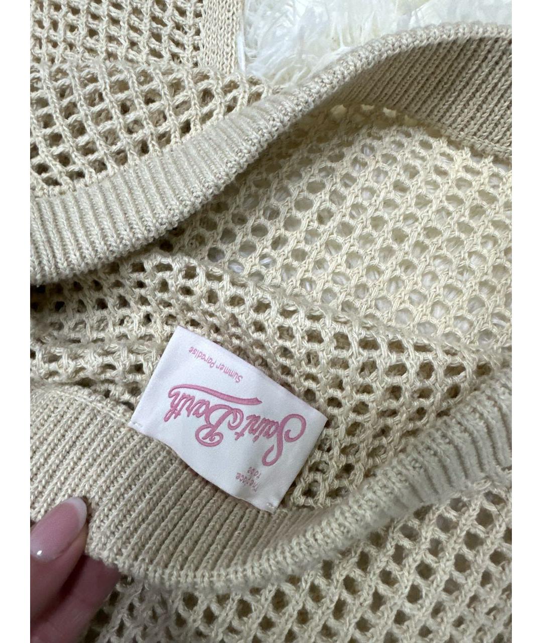 MC2 SAINT BARTH Бежевый костюм с юбками, фото 5