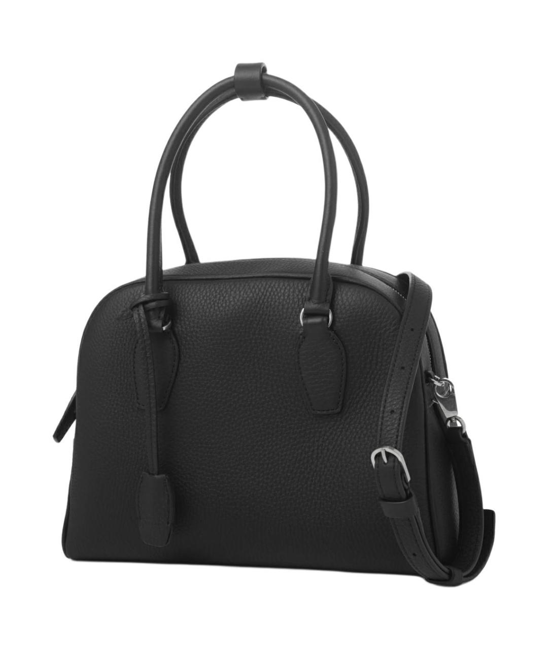 THE ROW Черная кожаная сумка через плечо, фото 2