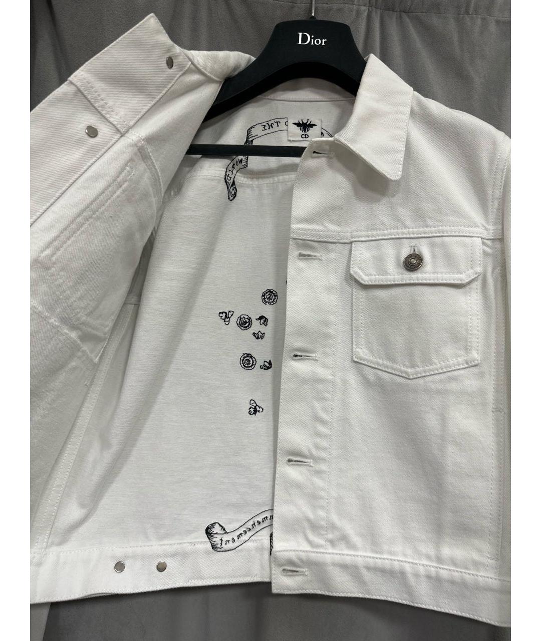CHRISTIAN DIOR Белая деним куртка, фото 6