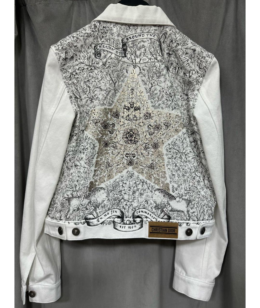 CHRISTIAN DIOR Белая деним куртка, фото 3
