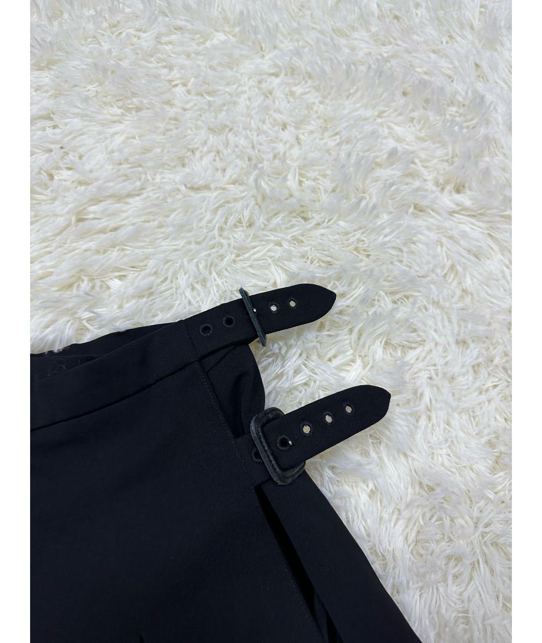 BURBERRY Черная юбка мини, фото 2