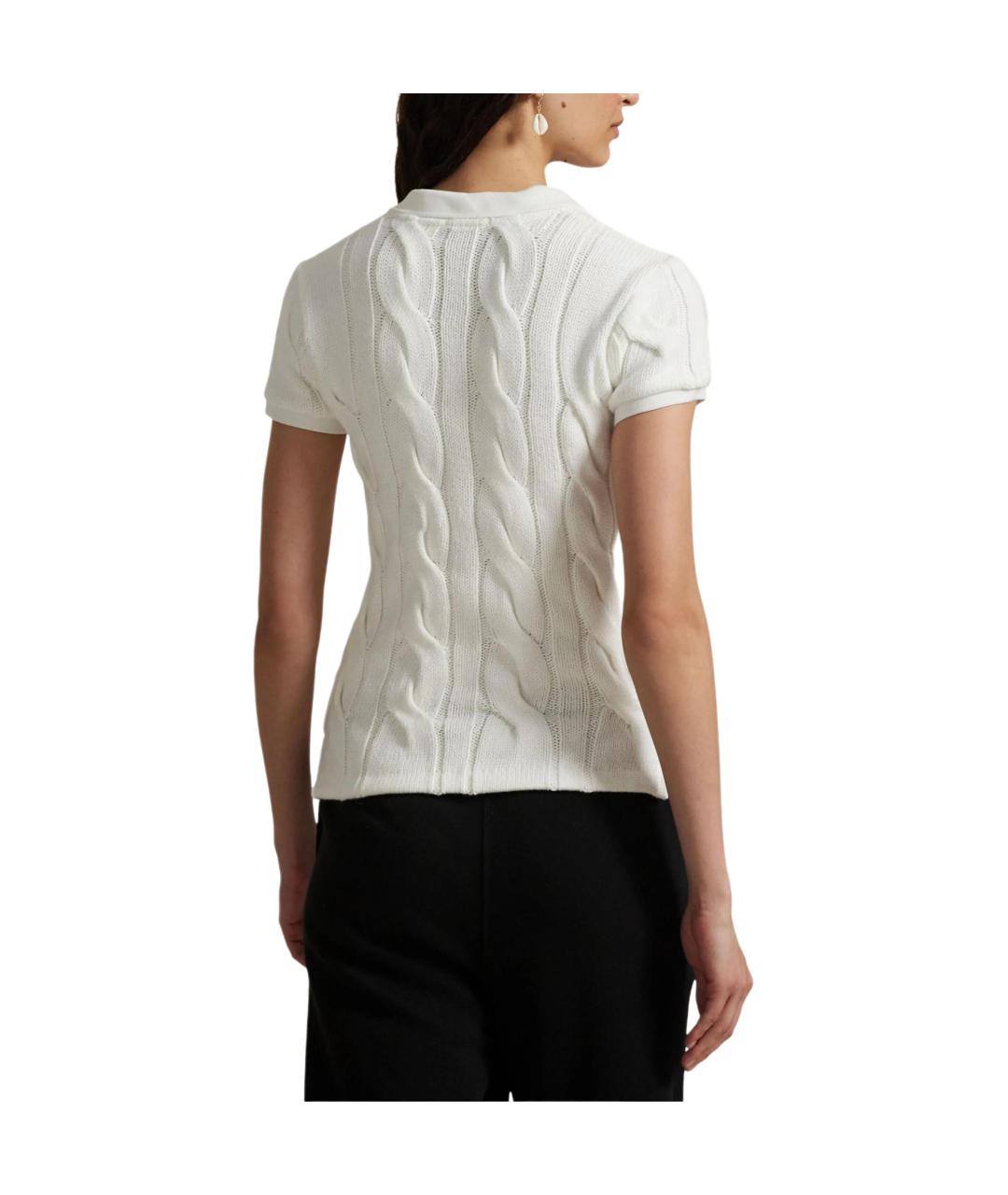 POLO RALPH LAUREN Белый джемпер / свитер, фото 3