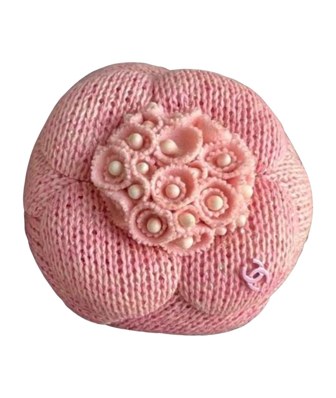 CHANEL Розовая булавка / брошь, фото 1