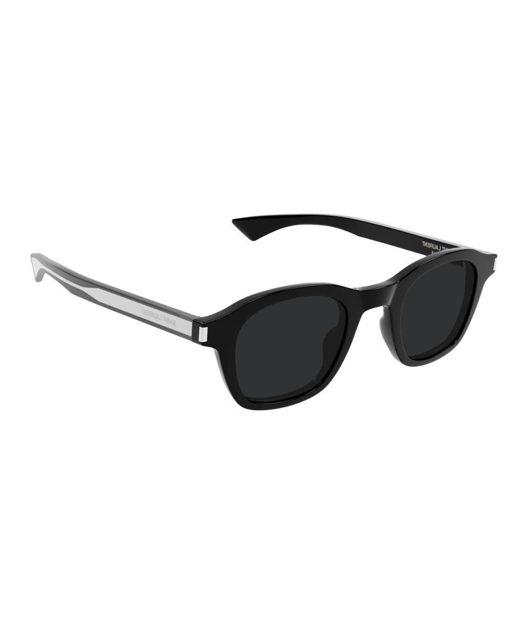 SAINT LAURENT Черные солнцезащитные очки, фото 1