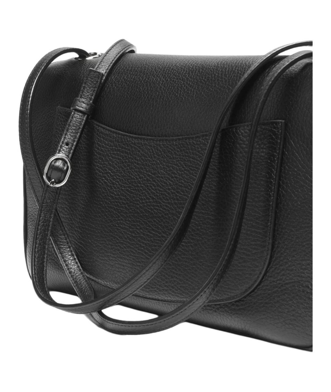 CHANEL Черная кожаная сумка через плечо, фото 3