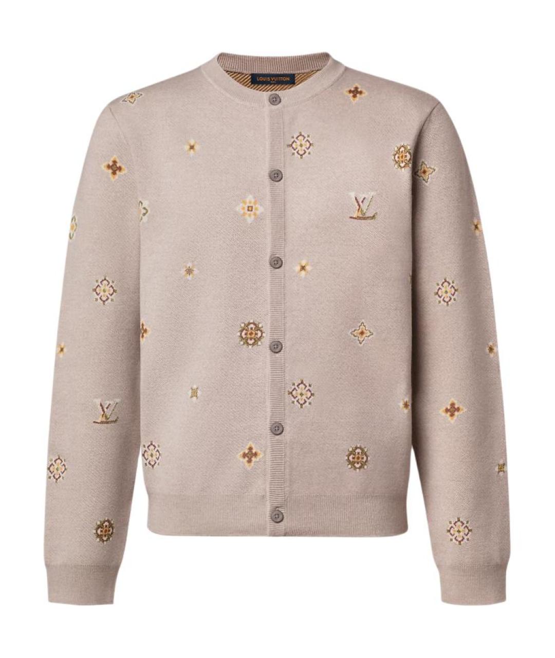 LOUIS VUITTON Бежевый кардиган, фото 1