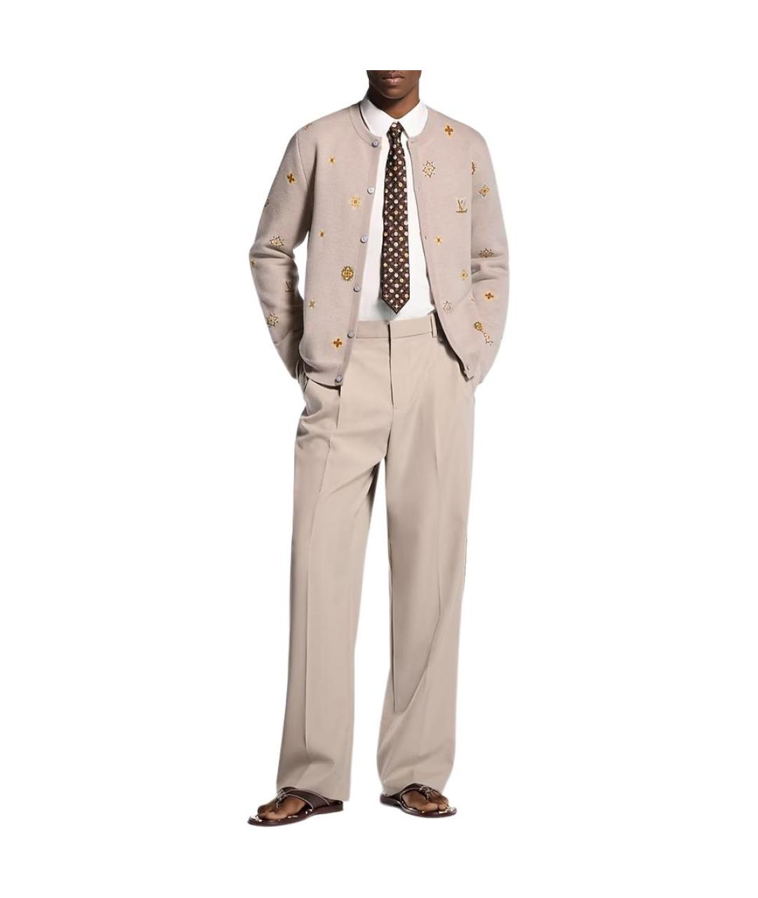 LOUIS VUITTON Бежевый кардиган, фото 2