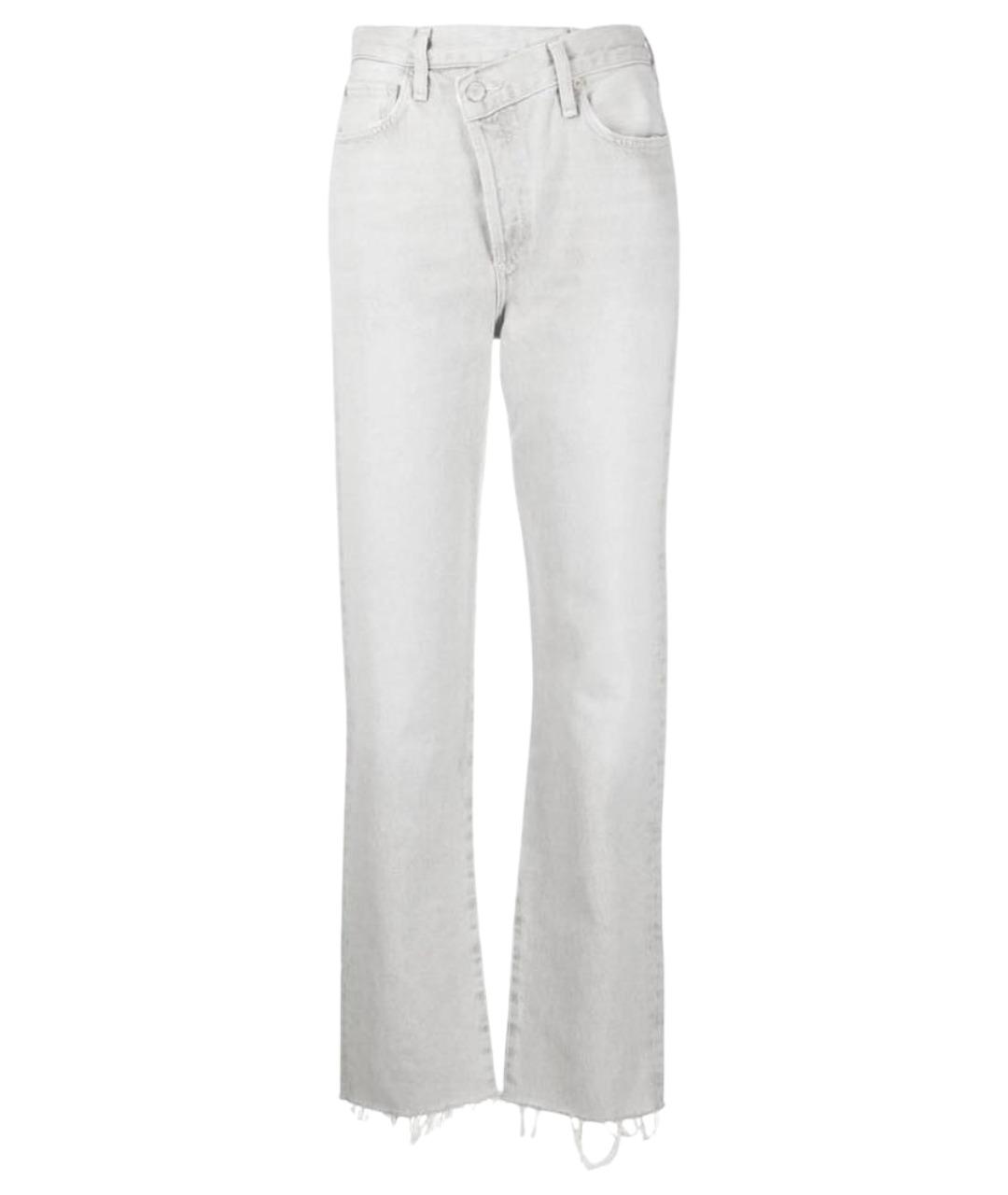 AGOLDE Серые хлопковые прямые джинсы, фото 1
