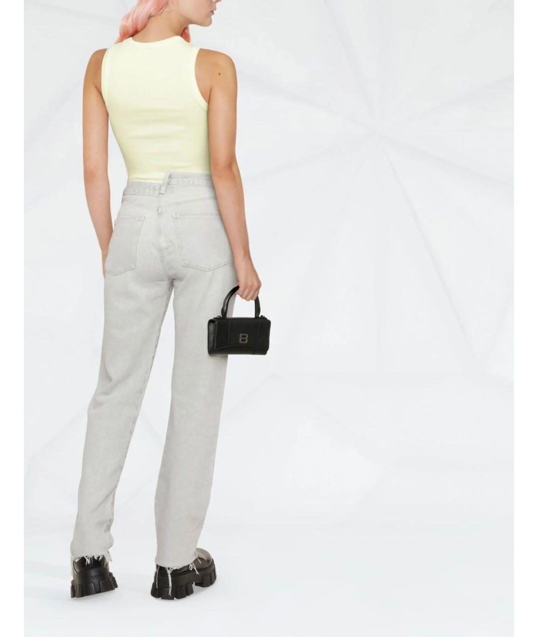 AGOLDE Серые хлопковые прямые джинсы, фото 2