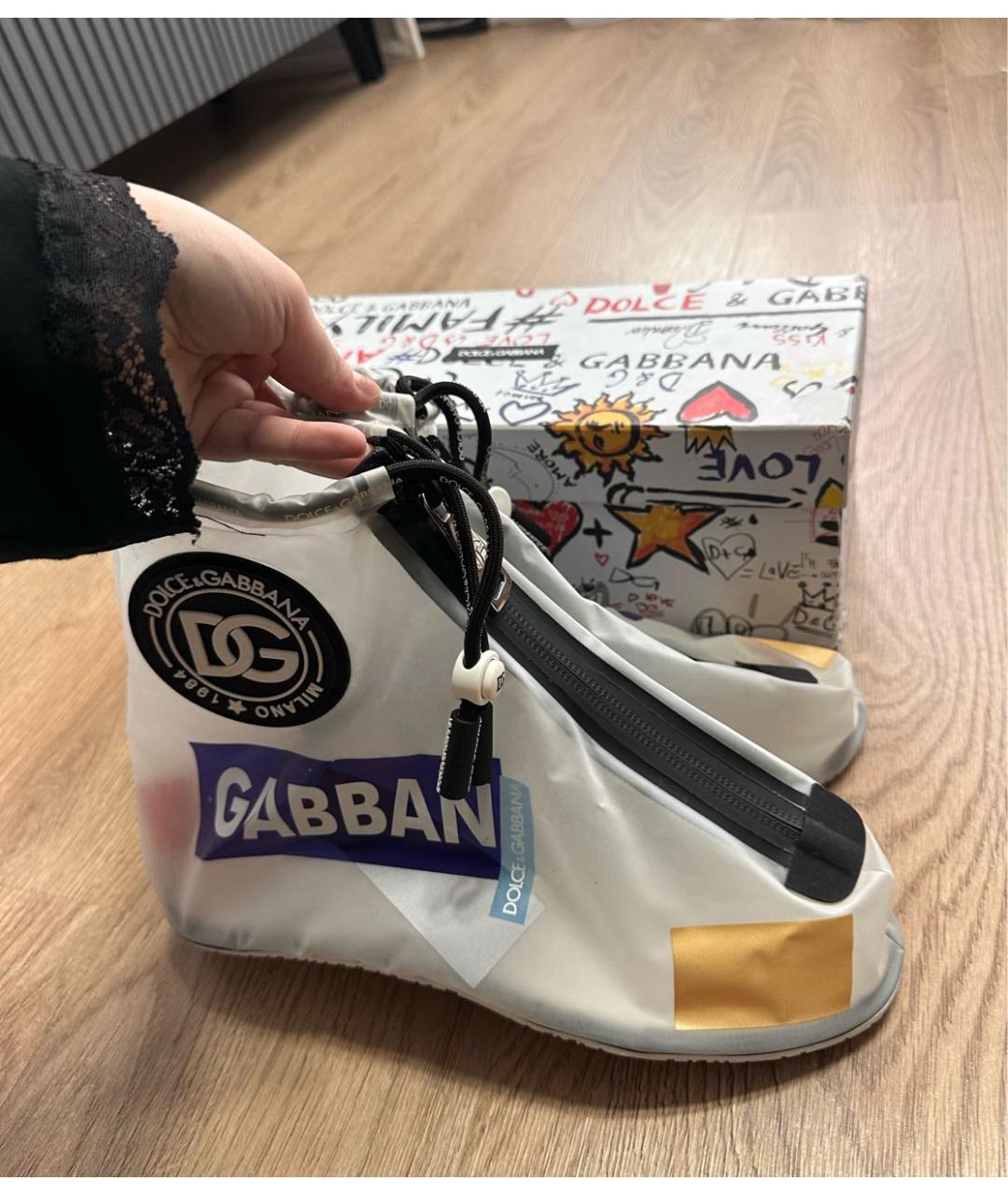 DOLCE&GABBANA Мульти высокие ботинки, фото 3