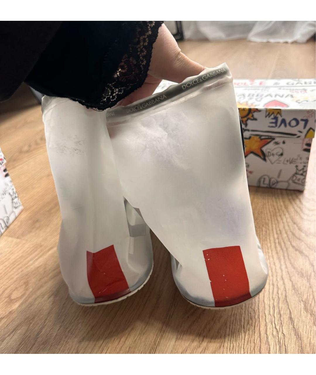 DOLCE&GABBANA Мульти высокие ботинки, фото 6