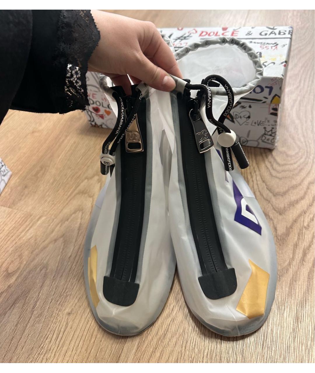 DOLCE&GABBANA Мульти высокие ботинки, фото 4