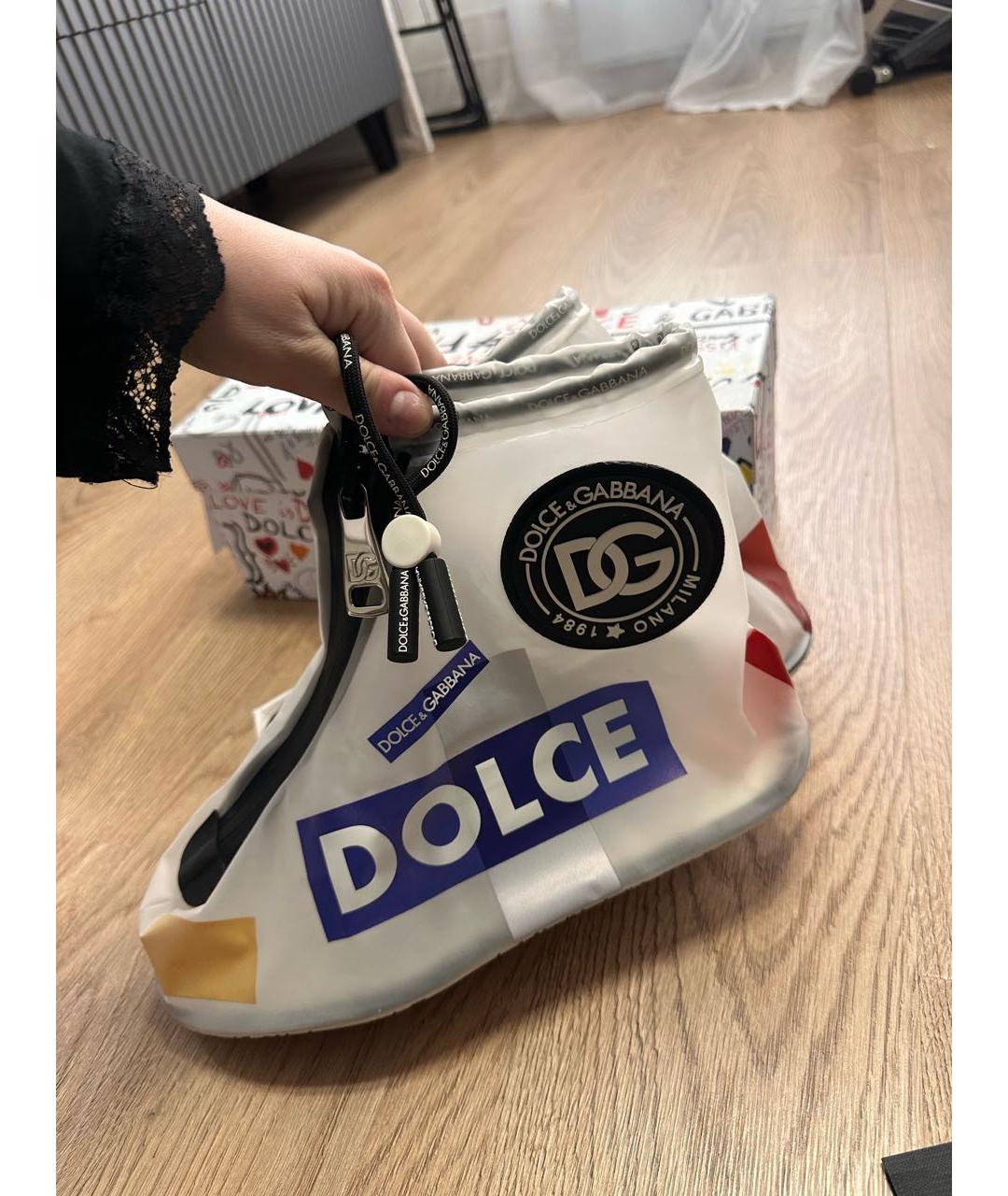 DOLCE&GABBANA Мульти высокие ботинки, фото 2