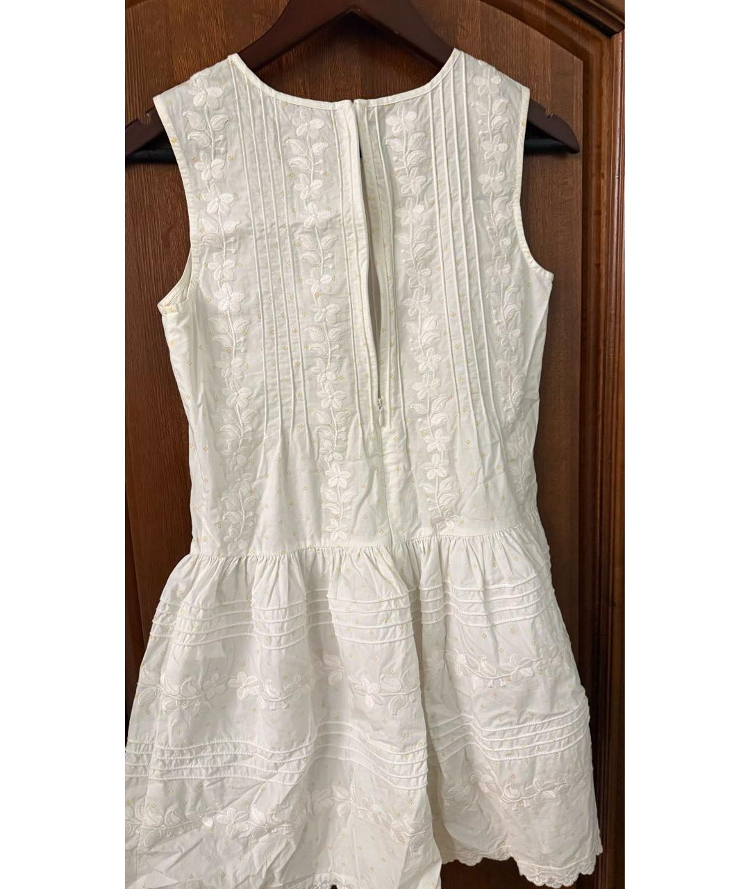 RED VALENTINO Белое хлопковое повседневное платье, фото 2