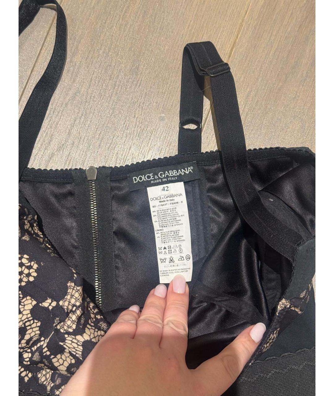 DOLCE&GABBANA Черный корсет, фото 2