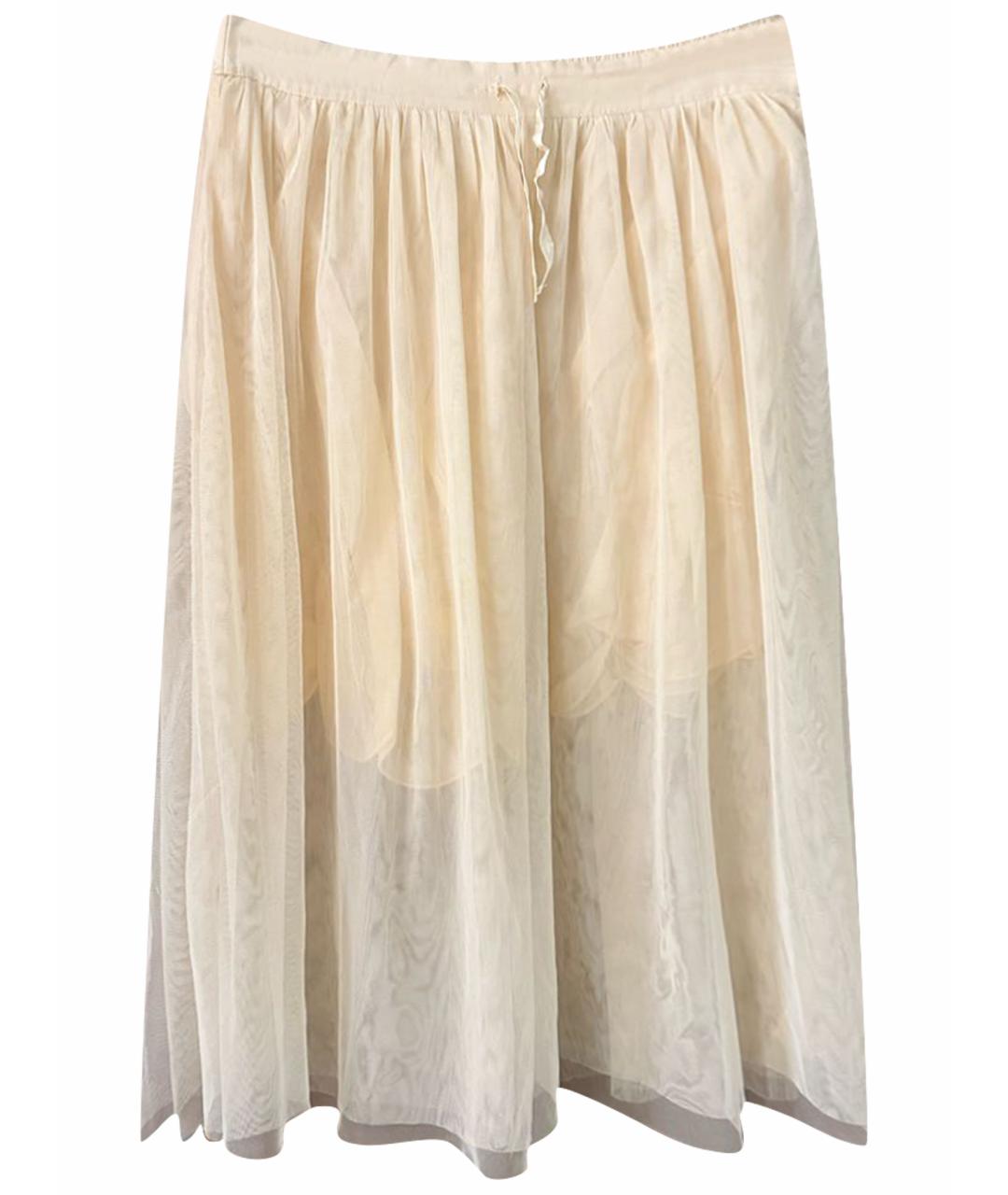 STELLA MCCARTNEY KIDS Бежевая хлопковая юбка, фото 1