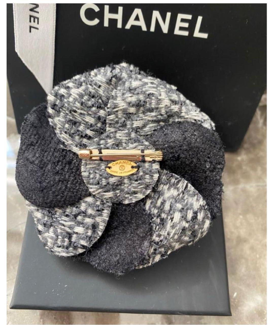 CHANEL Серая булавка / брошь, фото 3