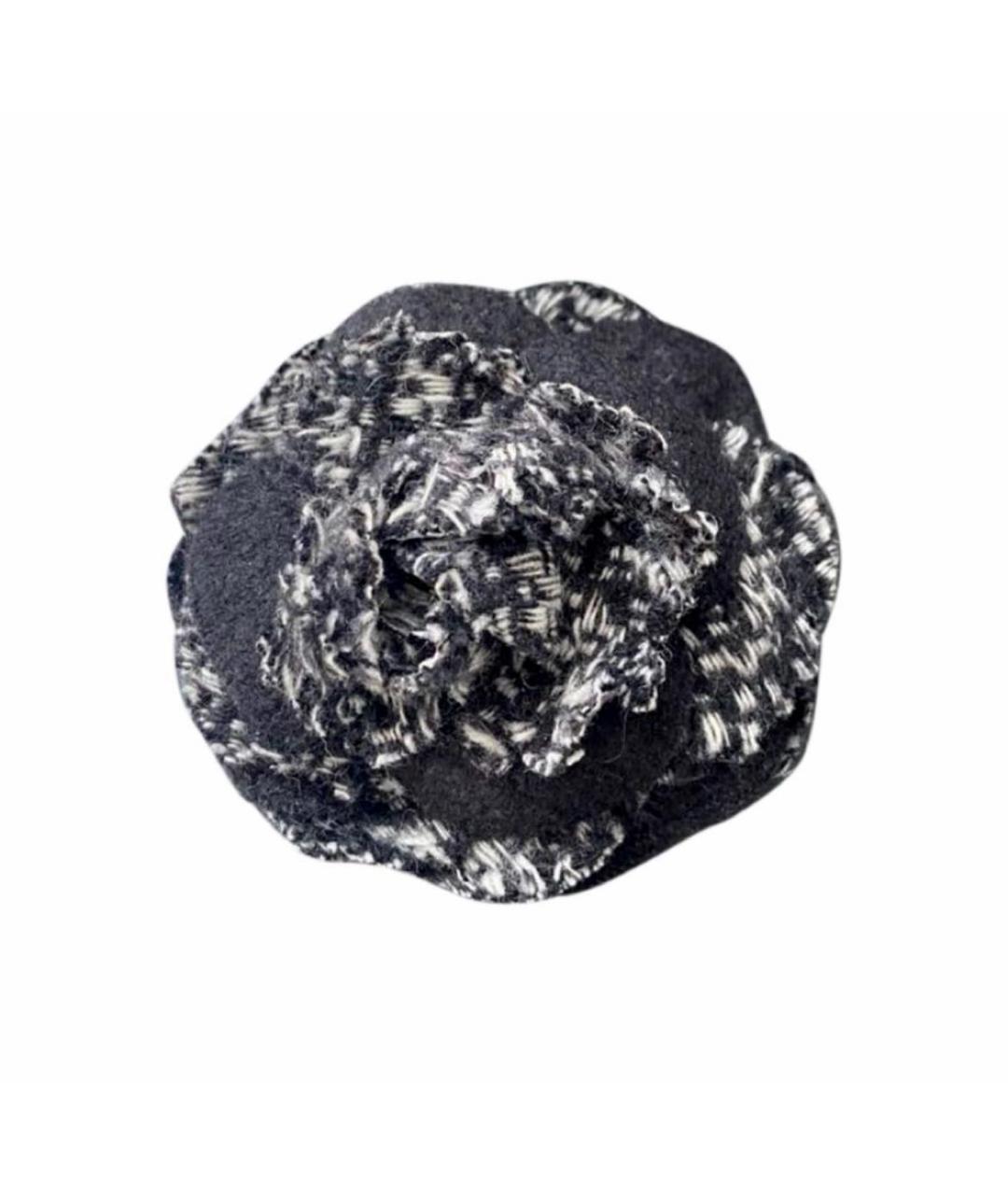 CHANEL Серая булавка / брошь, фото 1