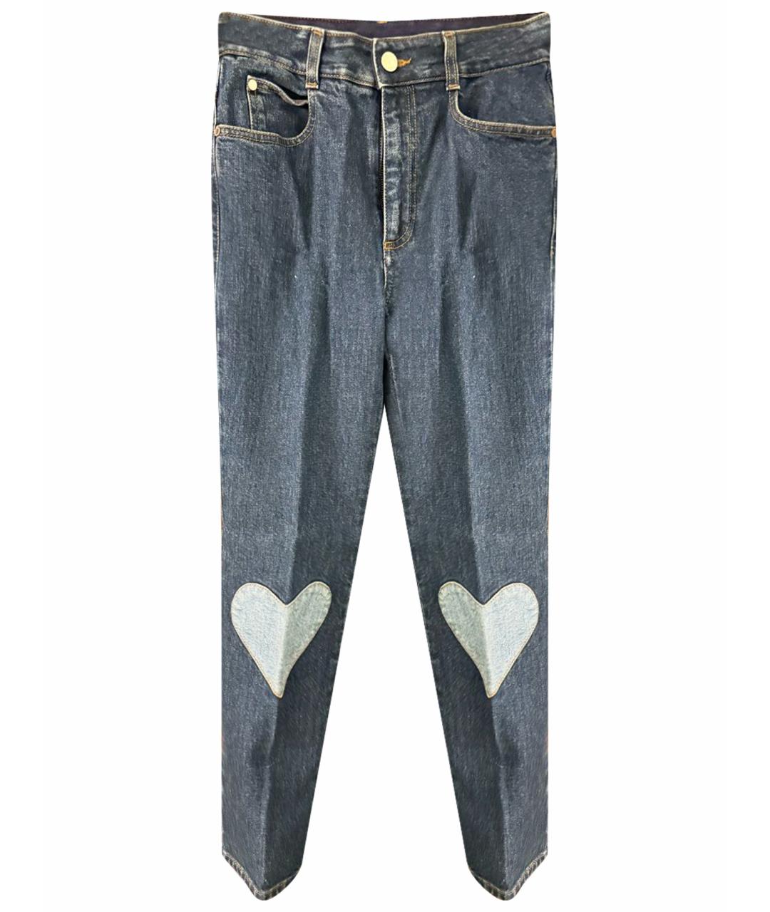 STELLA MCCARTNEY Синие хлопковые джинсы клеш, фото 1