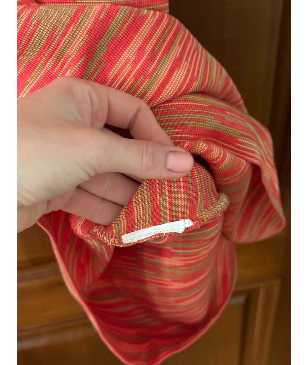 M MISSONI Мульти полиуретановое повседневное платье, фото 5