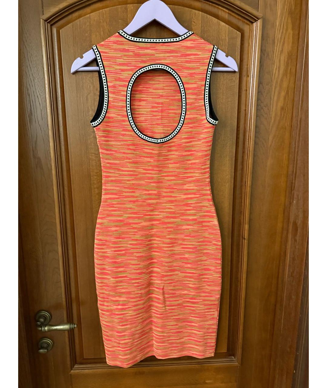 M MISSONI Мульти полиуретановое повседневное платье, фото 2