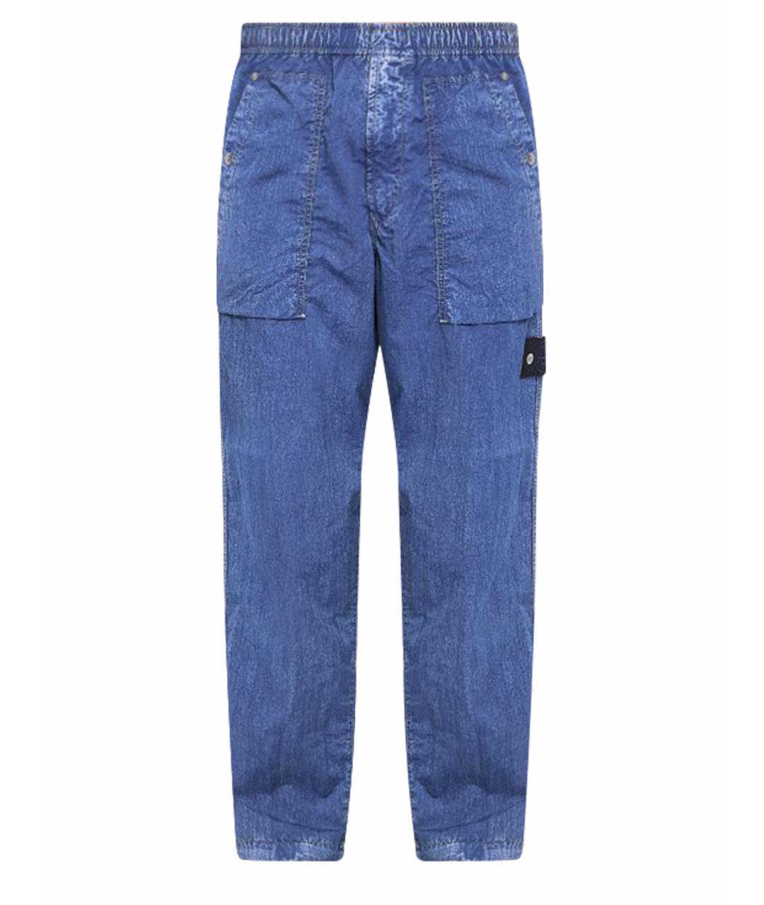 STONE ISLAND Синие прямые джинсы, фото 1
