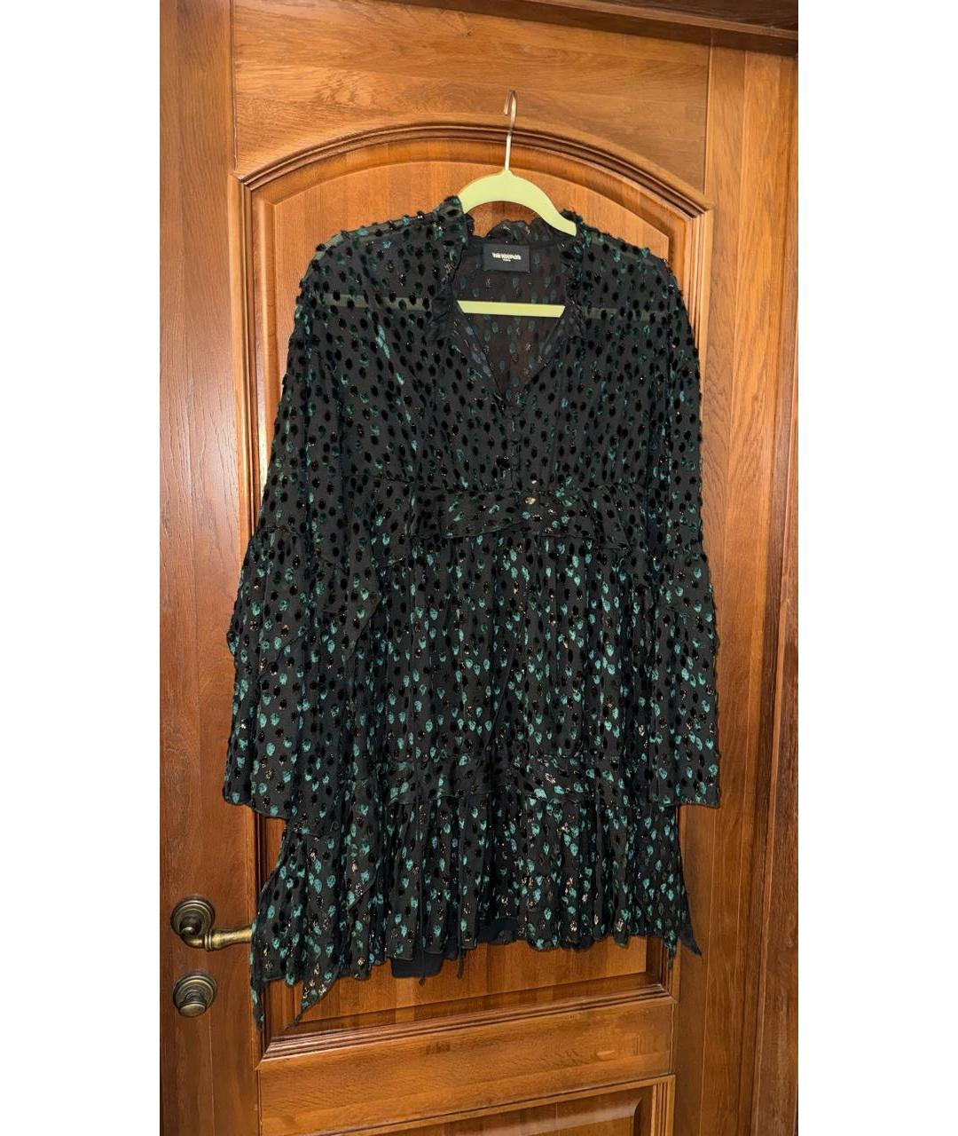 THE KOOPLES Черное вискозное повседневное платье, фото 2