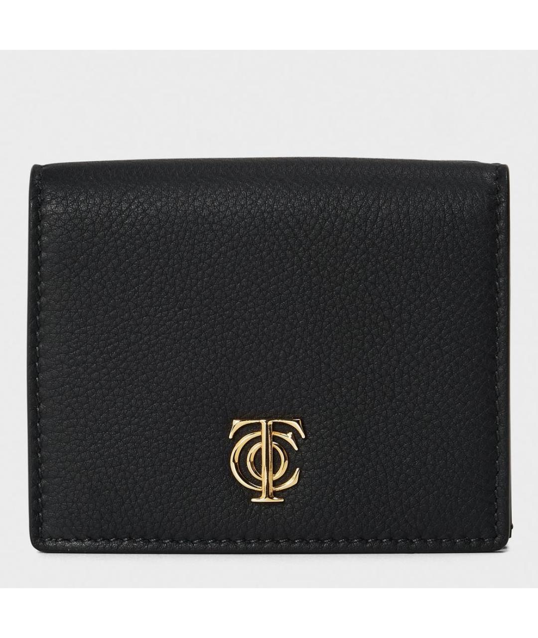 TIFFANY&CO Черный кожаный кошелек, фото 4